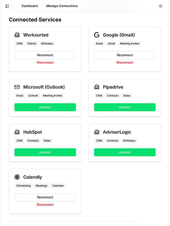 Connect your tools